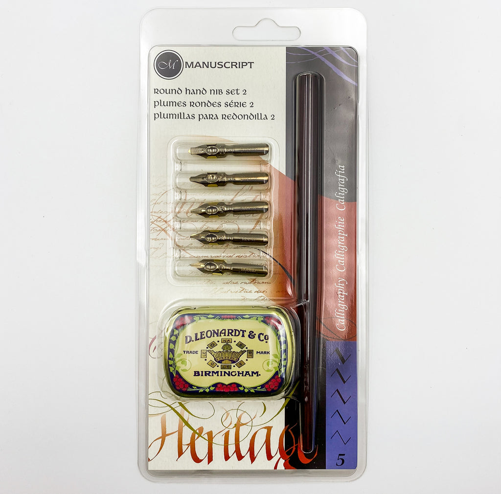 Leonardt Dip Pen Set - Round Hand Set 2