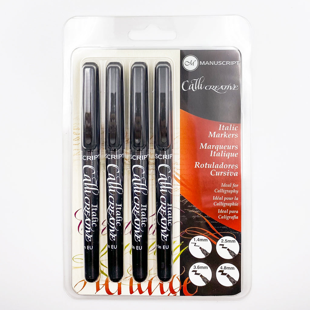 Callicreative 4 Pack Italic Markers