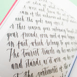 The Calligraphy Ideas Book by Lyndsey Gribble