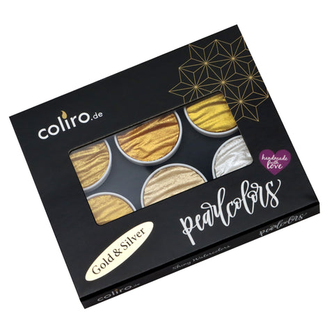 COLIRO C600 - Gold & Silver Pearlcolor Set