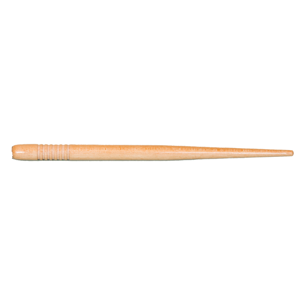 No. 10a Varnished Beechwood Penholder - Ribbed Grip