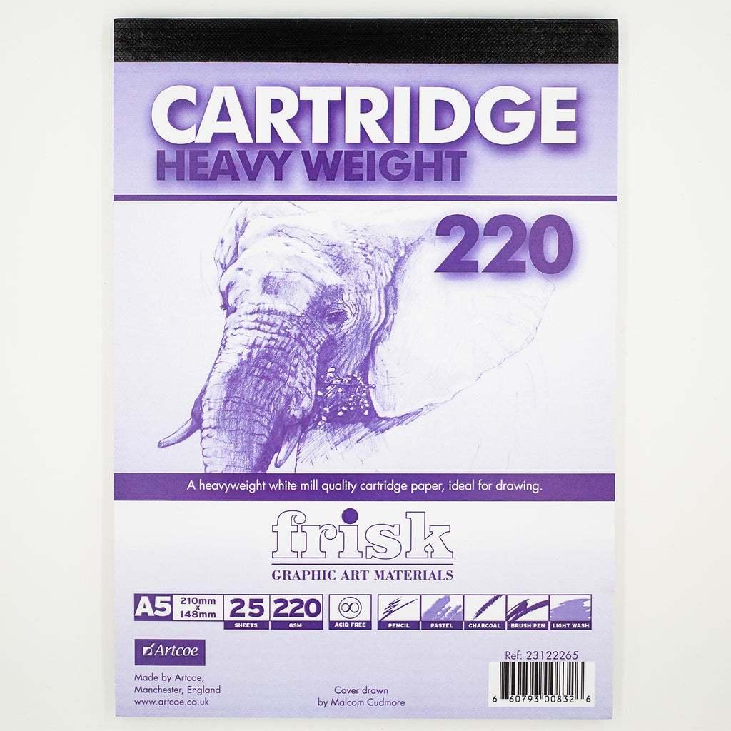 Frisk Cartridge Paper Pad 220gsm