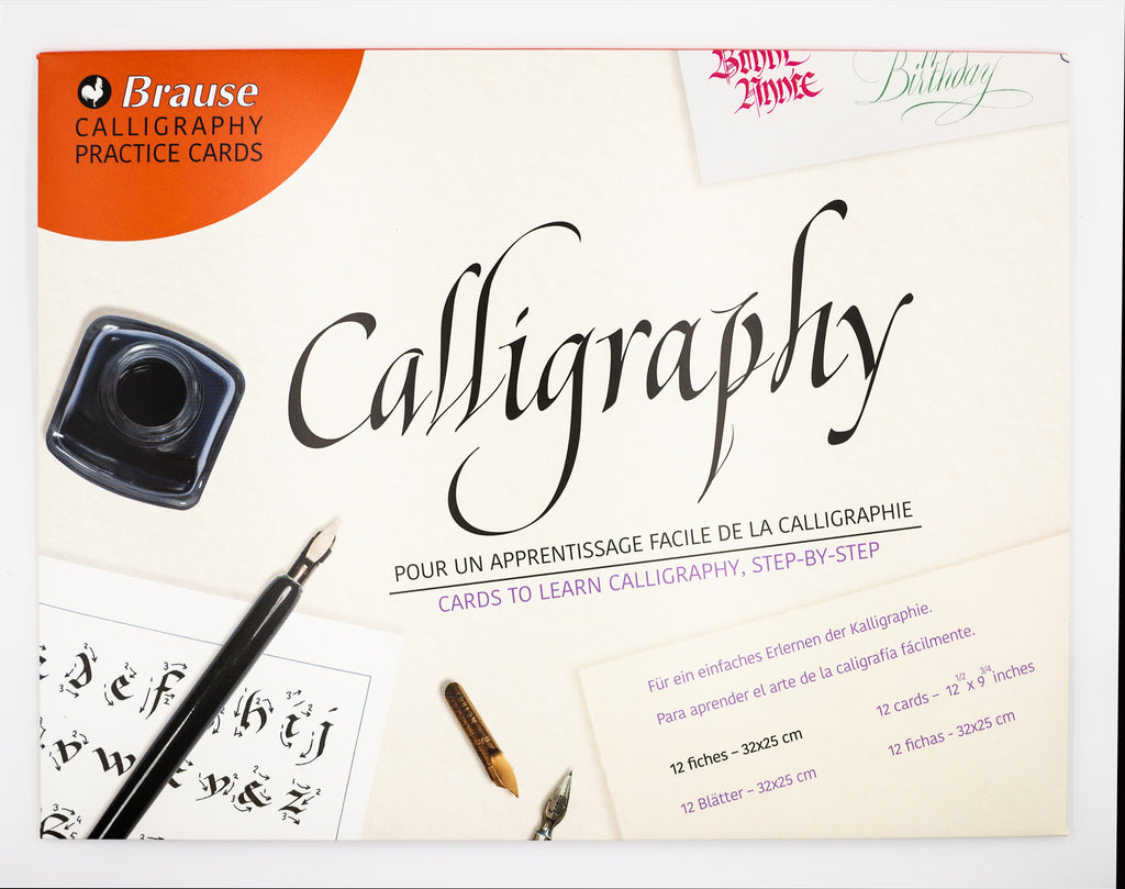 Brause Introduction to Calligraphy Practice Cards