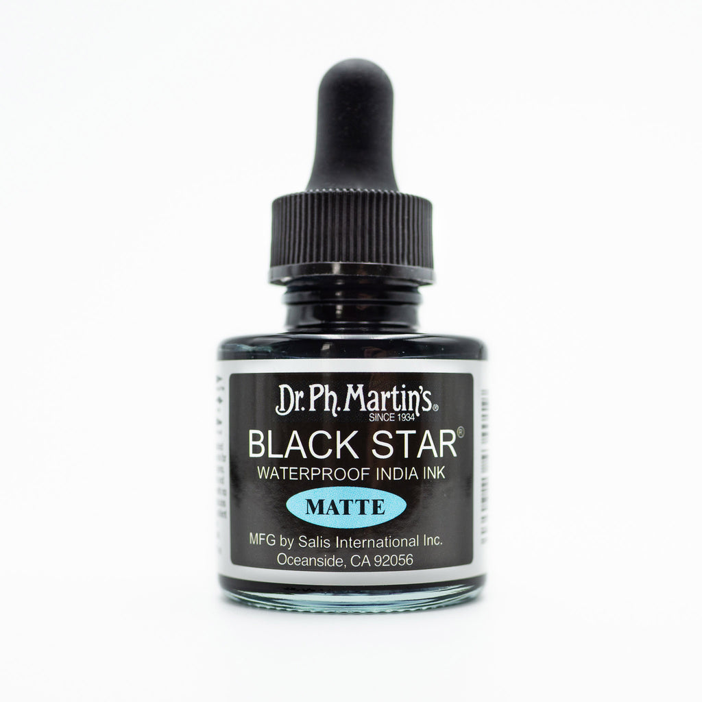 Dr. Ph. Martin's Black Star Matte India Ink
