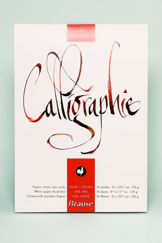 Brause 'Calligraphie' Paper Pad - Le bloc de Calligraphie
