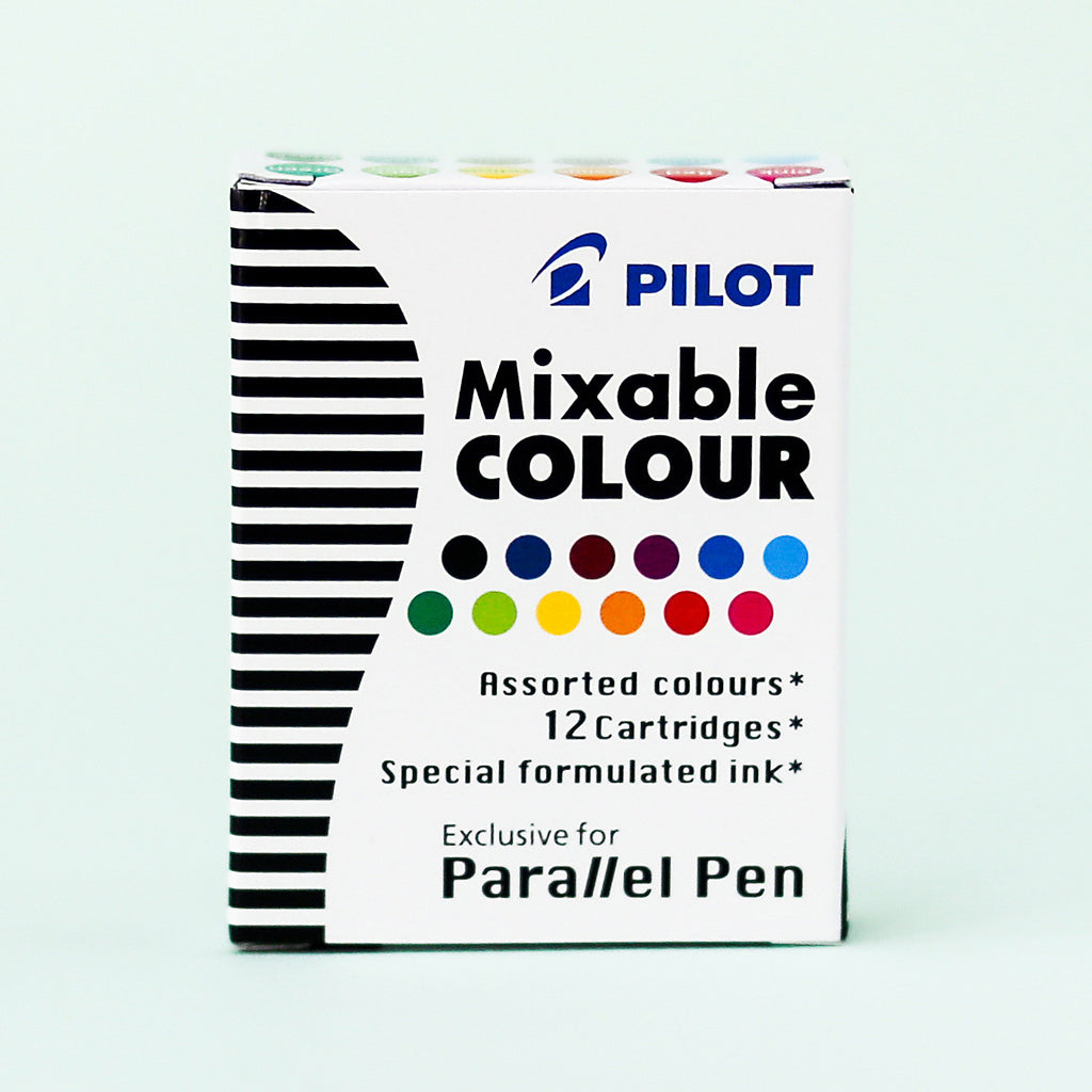 Pilot Parallel Pen pack of 12 assorted cartridges