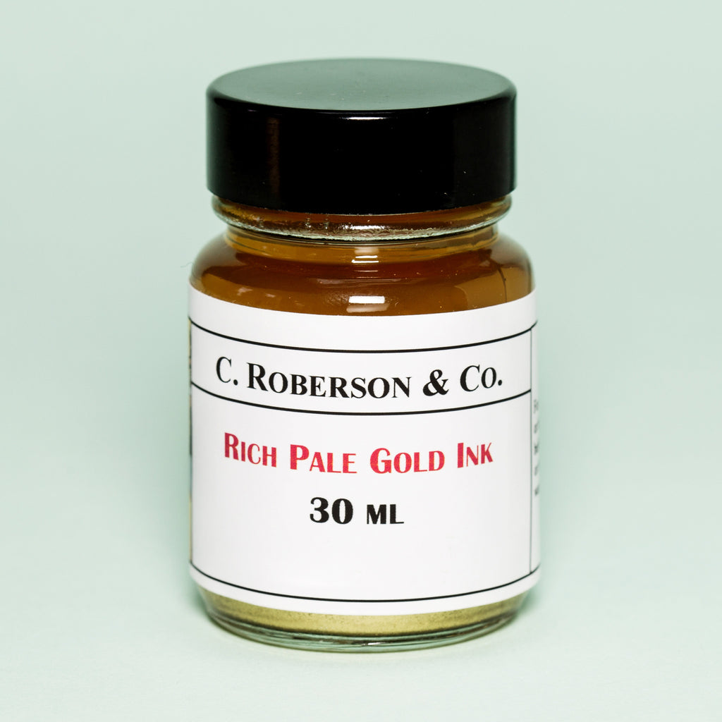 Roberson's Metallic Rich Pale Gold Ink
