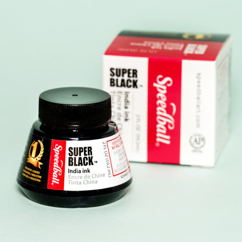 Speedball Super Black India Ink